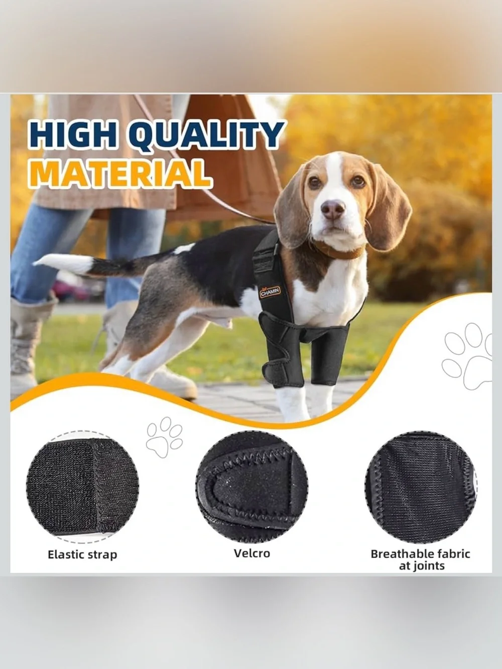 Dog Elbow Brace For Shoulder And Front Leg, Dog Elbow Protector Pads 2044/Dc-1